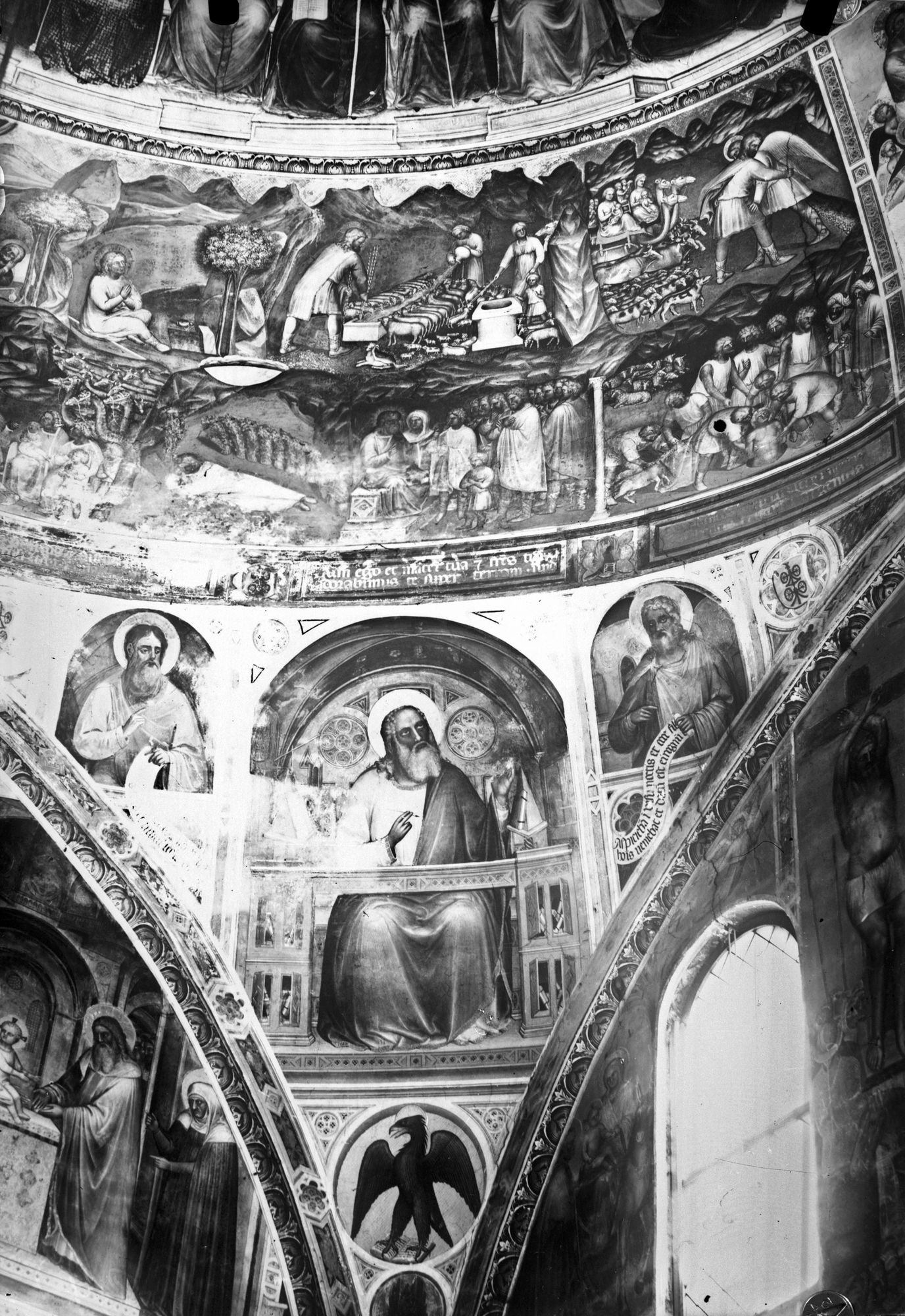 Duomo. Battistero. Menabuoi. Particolare degli affreschi (negativo) di Gabinetto fotografico (XX)