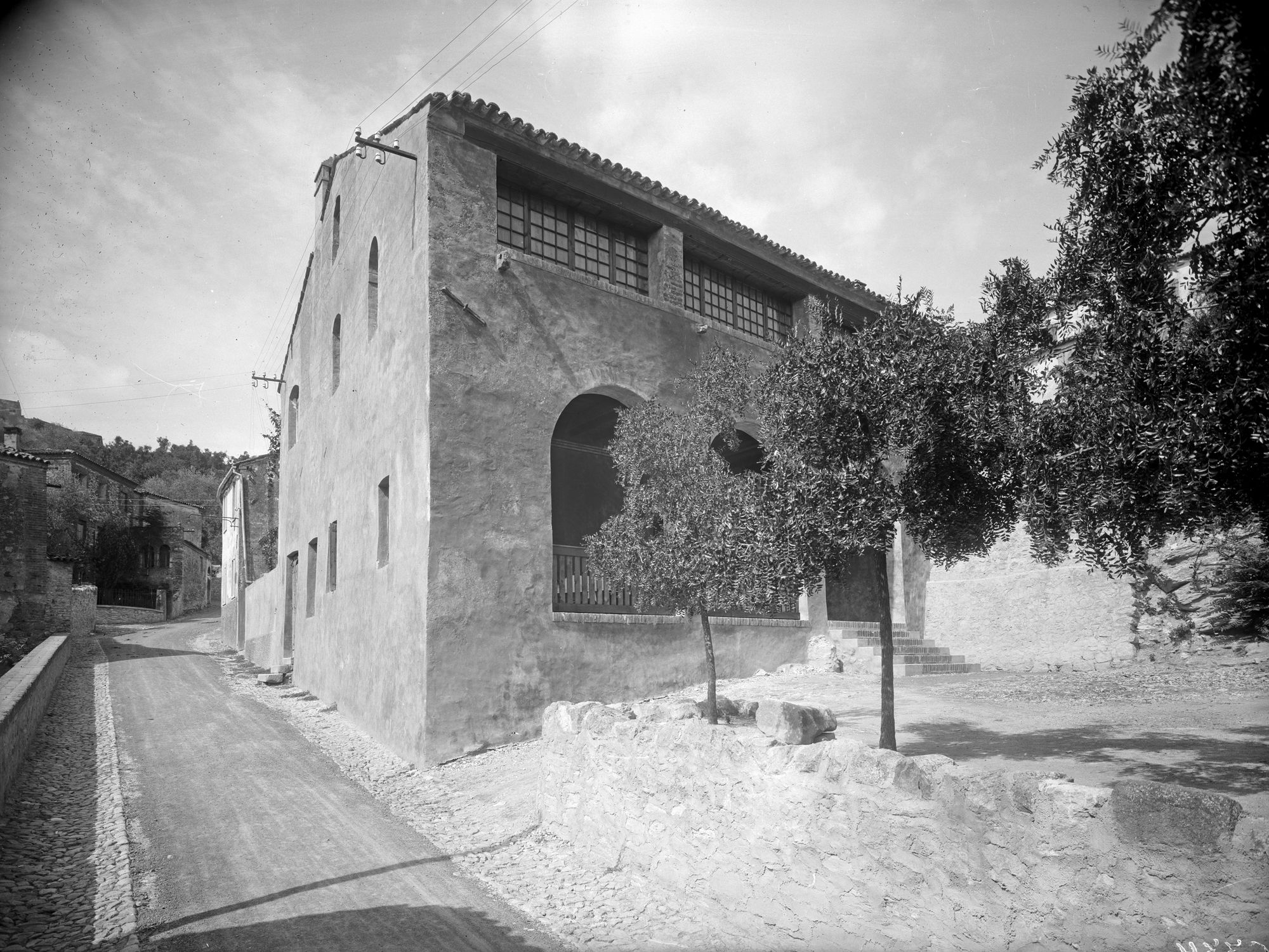 Arquà Petrarca. Casa Faggioli già Donà dopo il ripristino (negativo) di Gabinetto fotografico (XX)