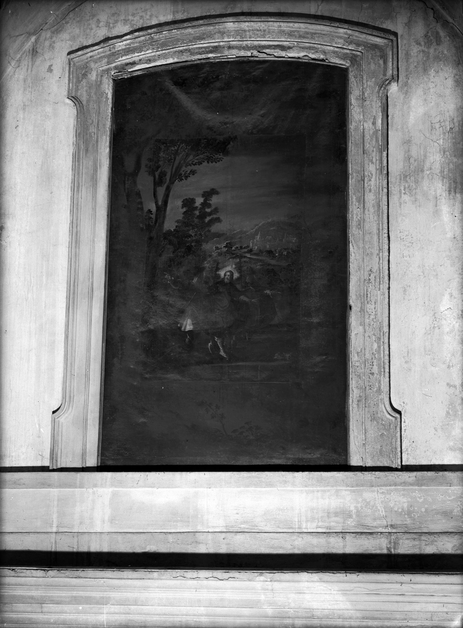 Chiesa San Gaetano. Cristo pellegrino (negativo) di Gabinetto fotografico (XX)