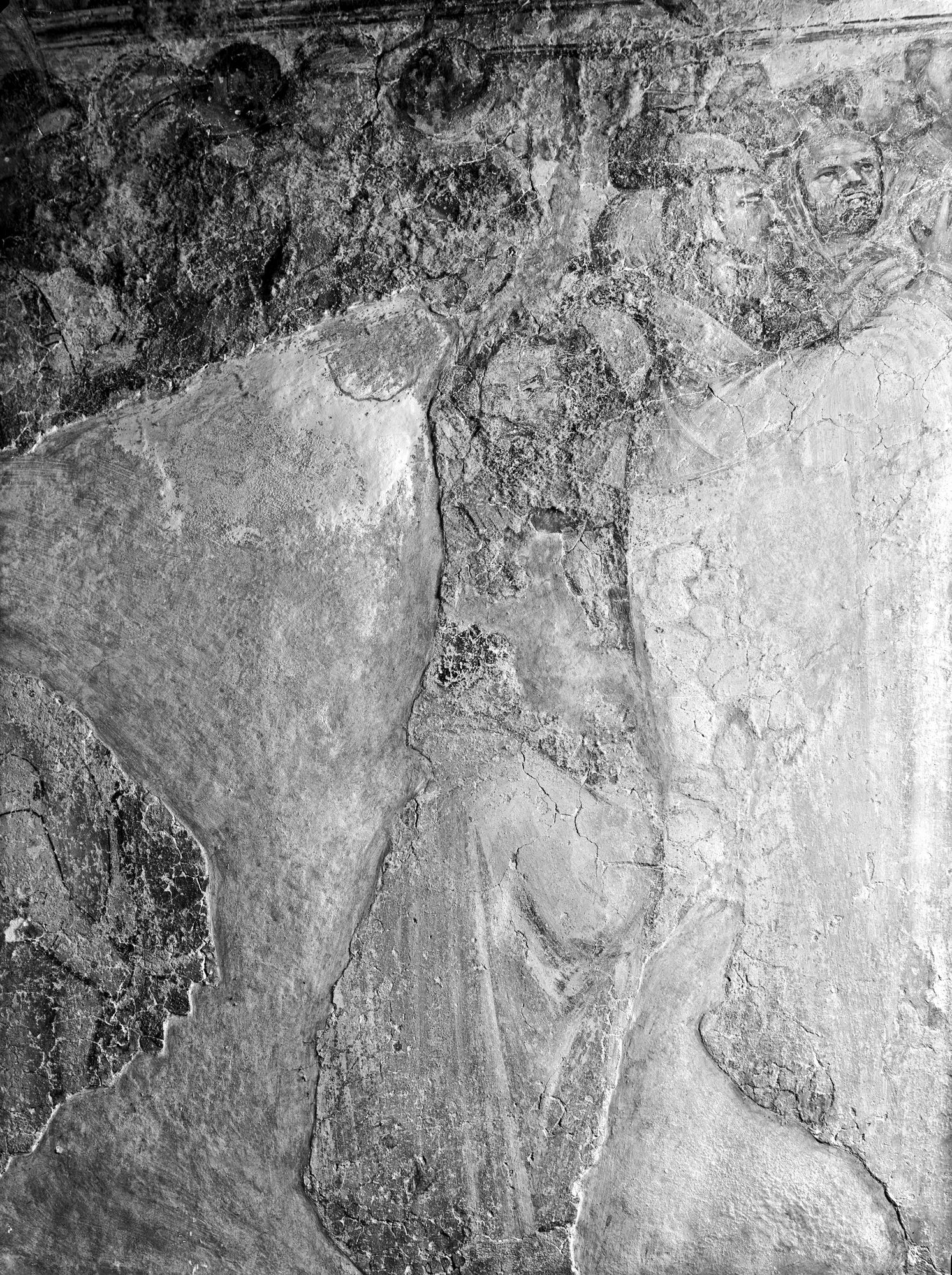 Convento di San Marco. Affresco (negativo) di Gabinetto fotografico (XX)