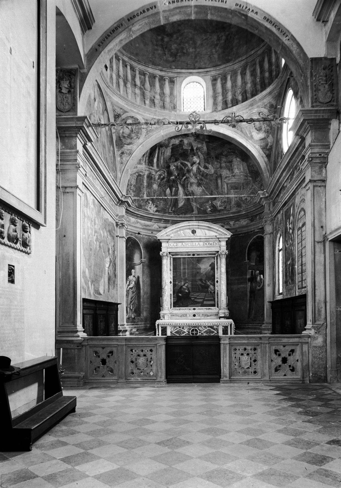 Duomo. La cappella dell'annunziata dopo il restauro (negativo) di Gabinetto fotografico (XX)