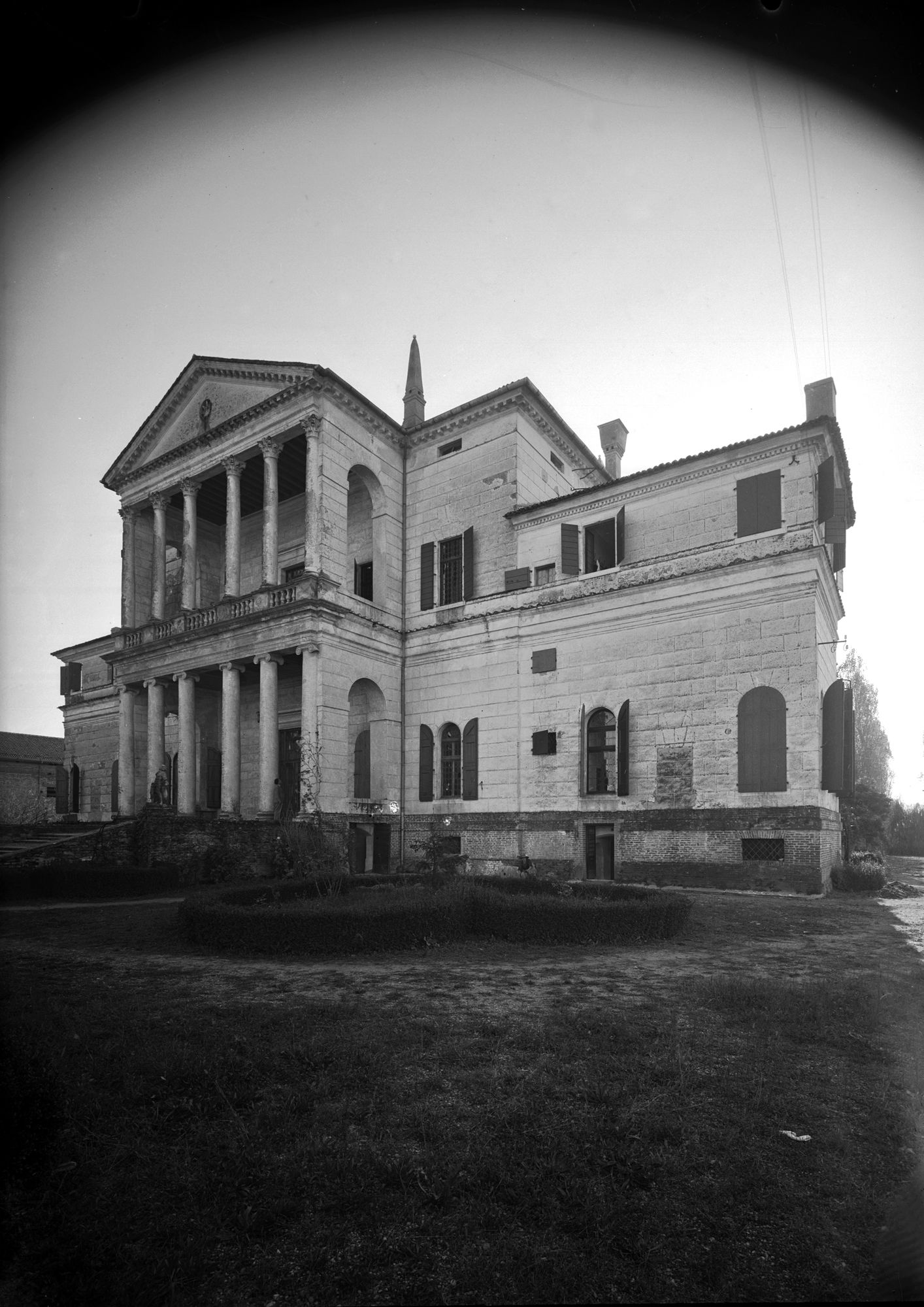 Villa Cornaro. Fianco esterno a oriente (negativo) di Gabinetto fotografico (XX)