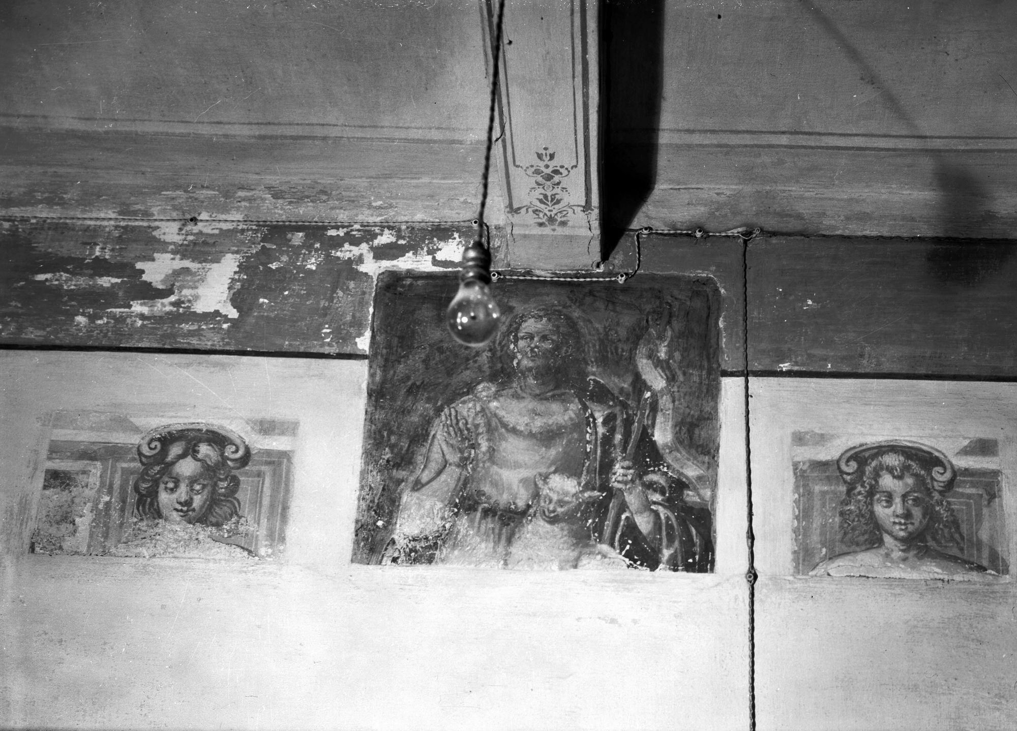 Affreschi con pitture dei Santi. Pittore veneto del '500 (negativo) di Gabinetto fotografico (XX)