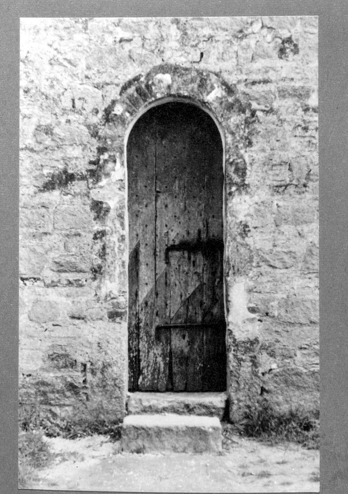 Chiesazza. Chiesa parete nord (negativo) di Gabinetto fotografico (XX)