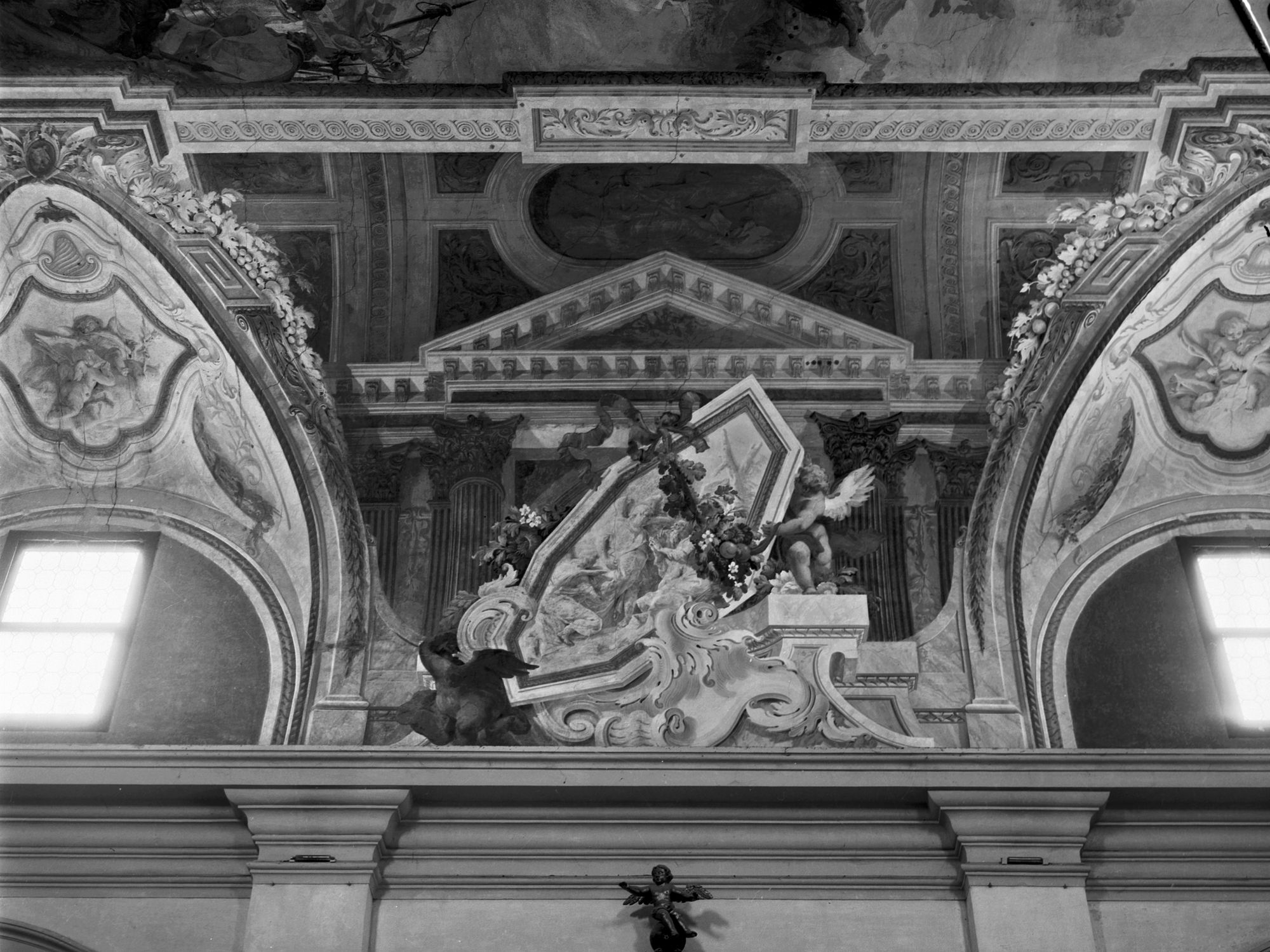 Chiesa. Particolare. Soffitto (negativo) di Gabinetto fotografico (XX)
