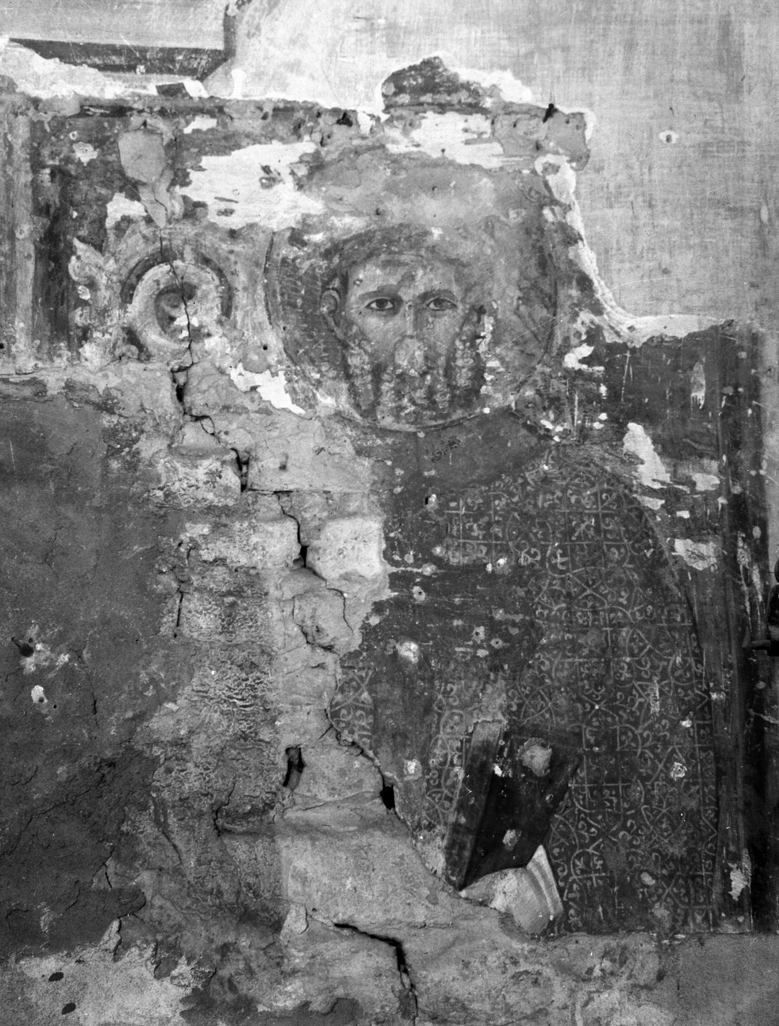 Chiesetta di San Nicolò. Affresco (negativo) di Gabinetto fotografico (XX)