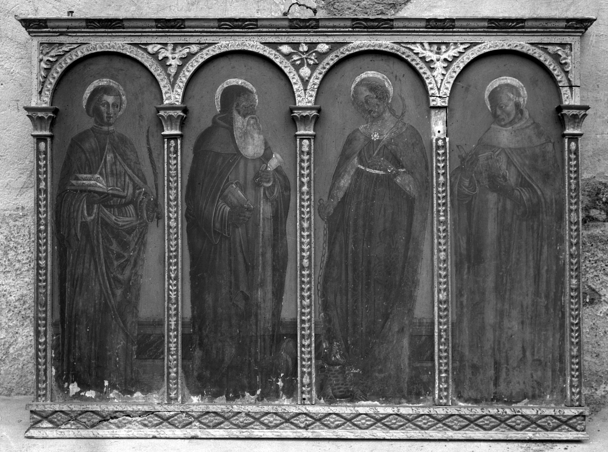 Chiesa San Simon. Paliotto (negativo) di Gabinetto fotografico (XX)