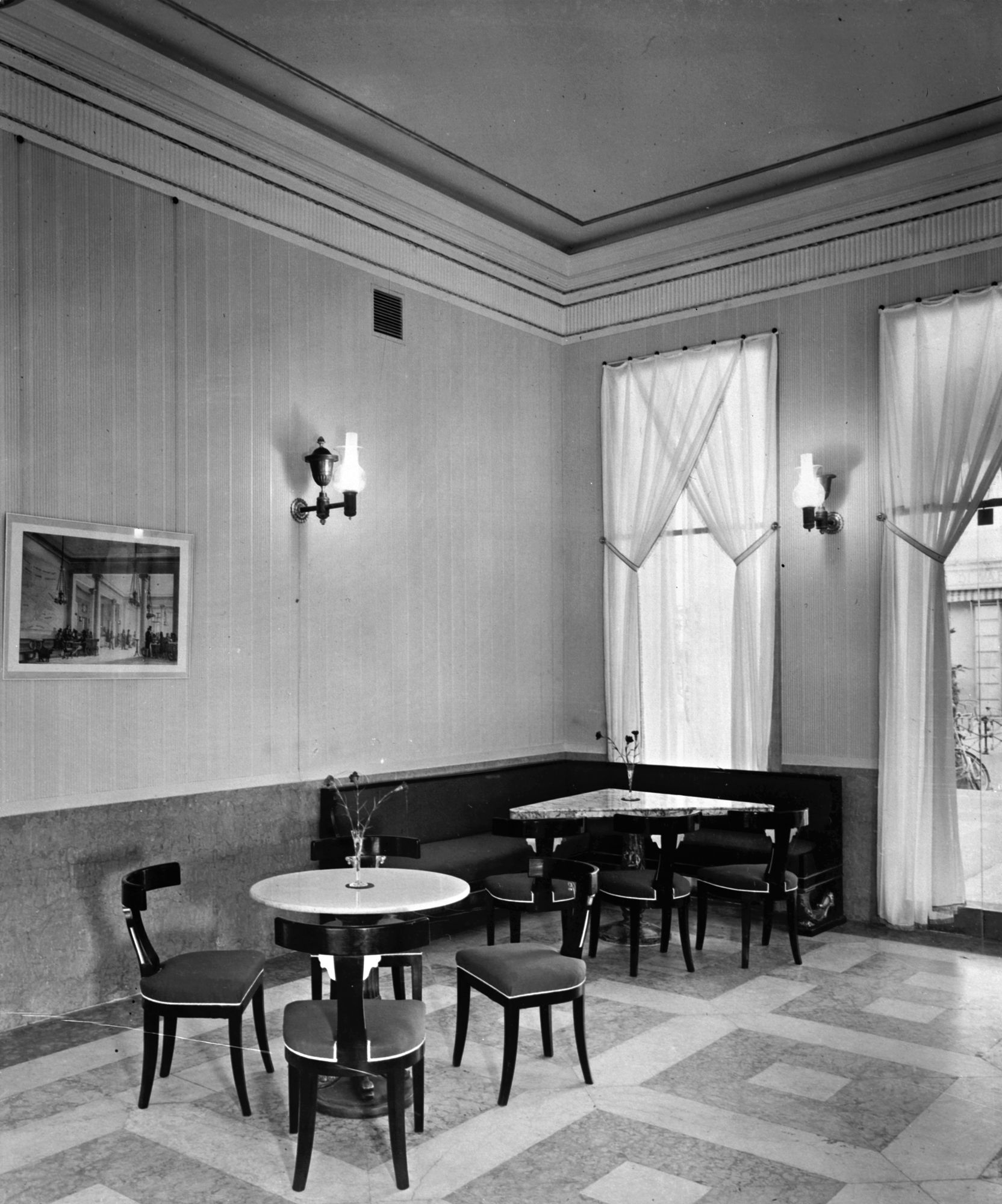 Caffè Pedrocchi. La pala verde (negativo) di Gabinetto fotografico (XX)