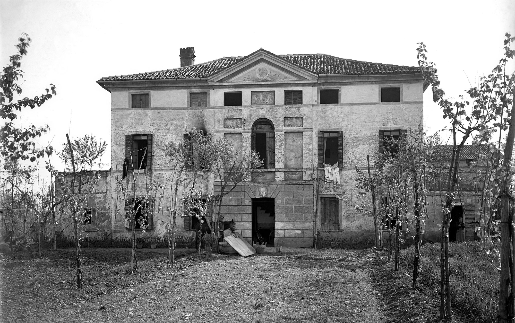 Ponzano. Villetta sec. XIX (negativo) di Gabinetto fotografico (XX)