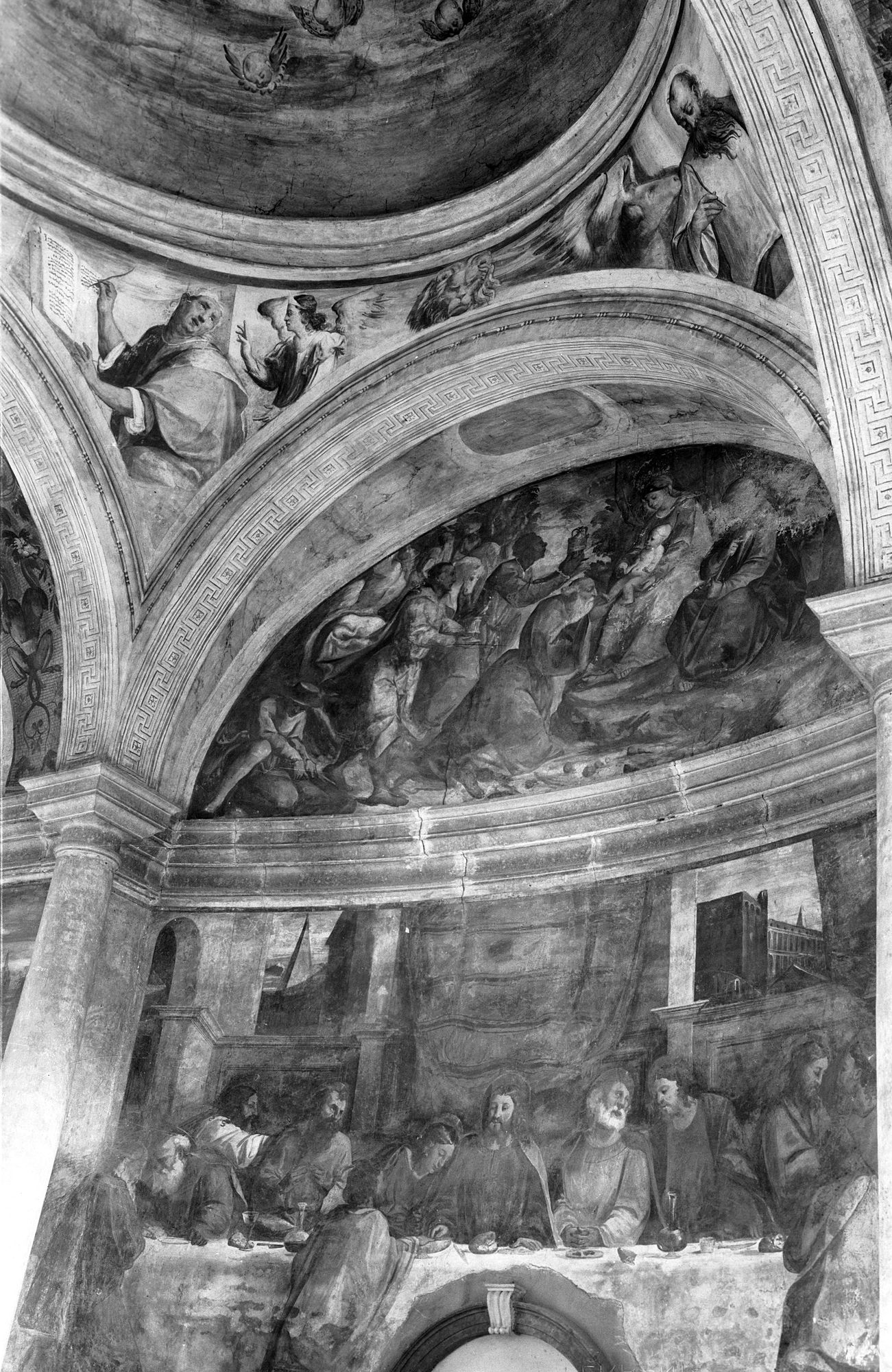 Chiesa Santa Maria Maggiore. L. Fiumicelli. L' adorazione dei Magi (negativo) di Gabinetto fotografico (XX)