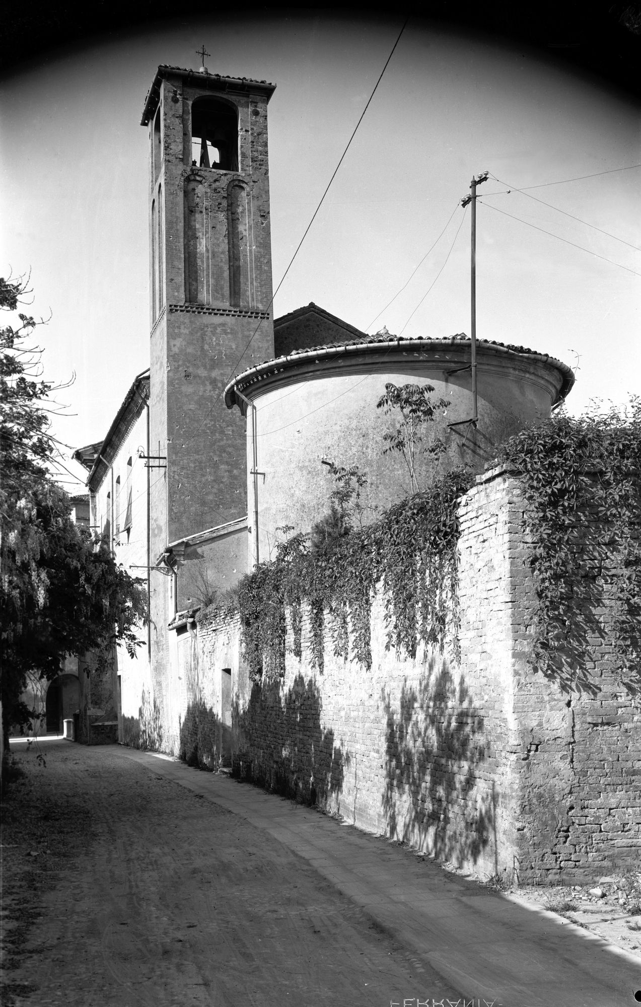 San Gaetano. Abside e campanile (negativo) di Gabinetto fotografico (XX)