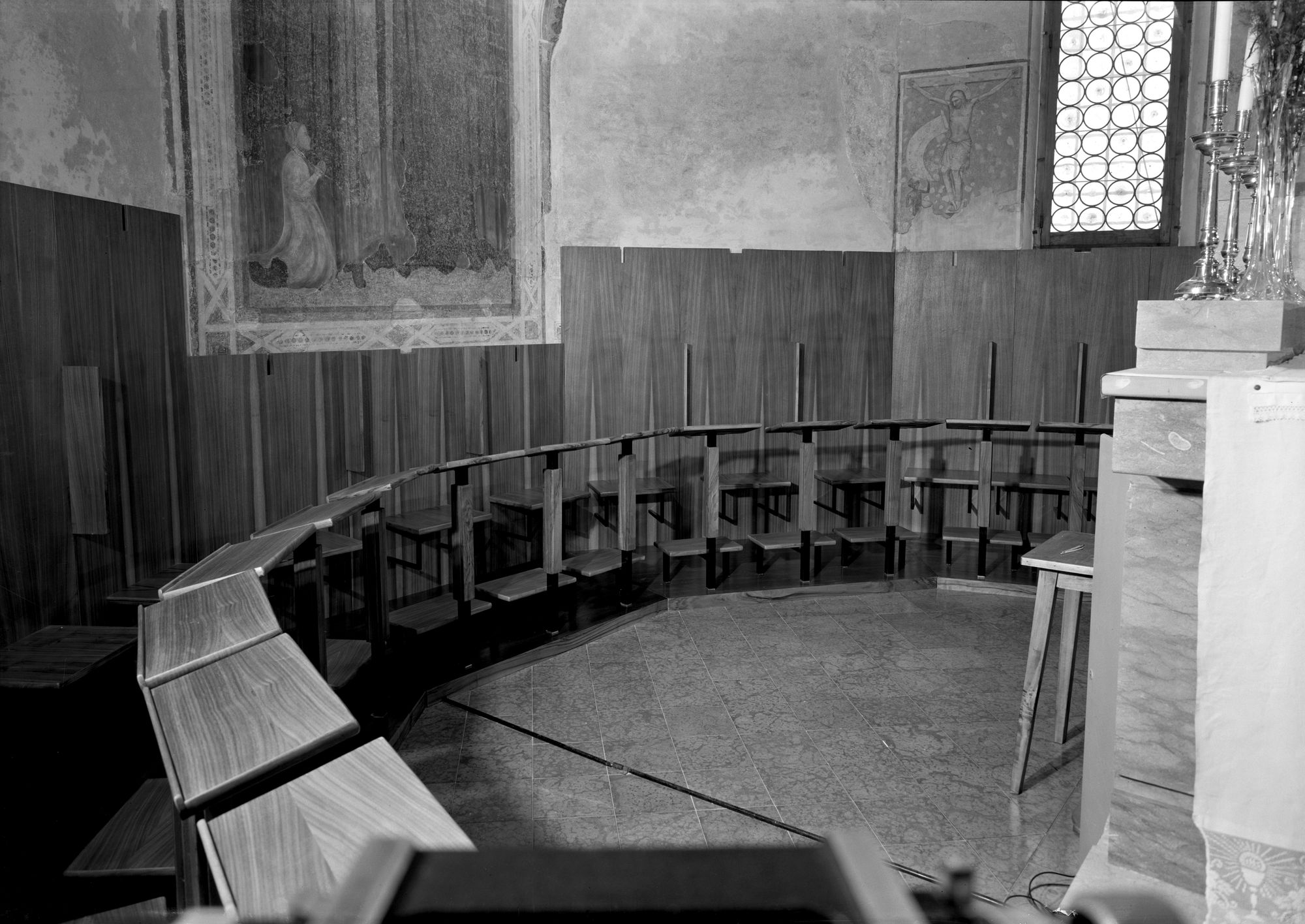 Chiesa San Marco. Particolari della nuova cantoria (negativo) di Gabinetto fotografico (XX)