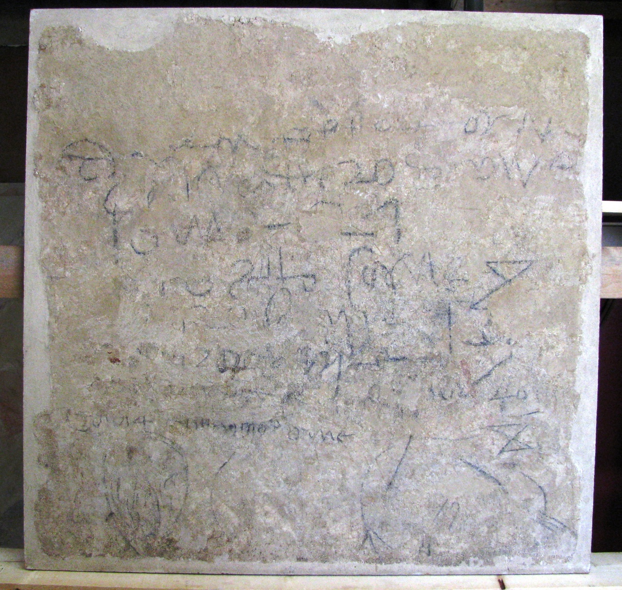 disegno murale - ambito fiorentino (sec. XV)