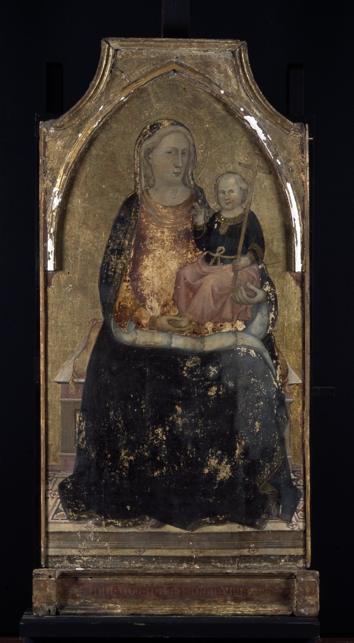 Madonna in trono (dipinto) di Lorenzo di Niccolò (fine/ inizio secc. XIV/ XV)