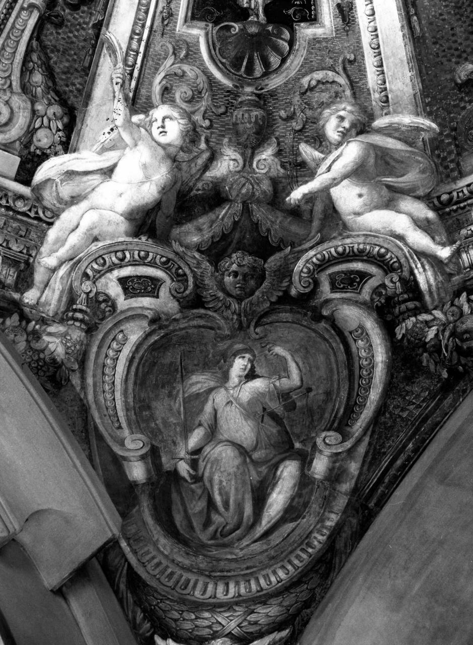 Giustizia (dipinto) di Cinganelli Michelangelo (sec. XVII)