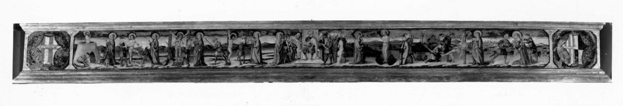 martirio dei figli di Santa Felicita (predella) di Neri di Bicci (sec. XV)