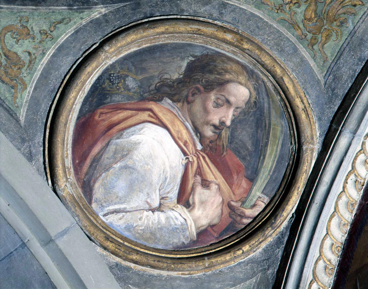 Santo martire (dipinto) di Barbatelli Bernardino detto il Poccetti (sec. XVI)