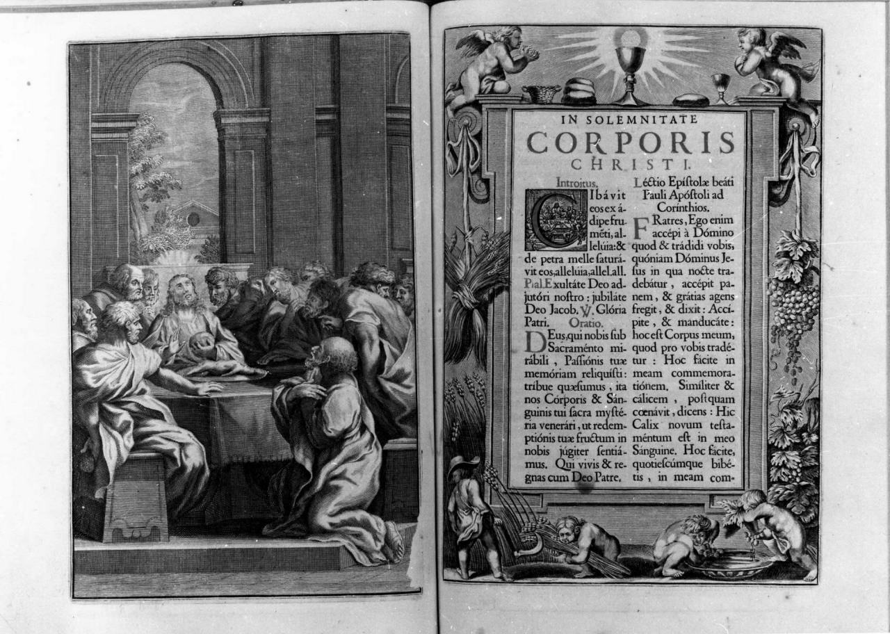 ultima cena (stampa) di Houat Francois (sec. XVII)