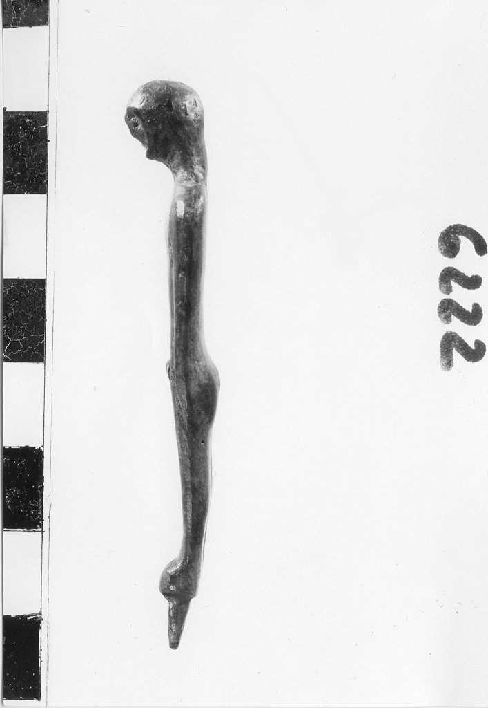 figura maschile (bronzetto votivo) (prima metà sec. VI a.C)