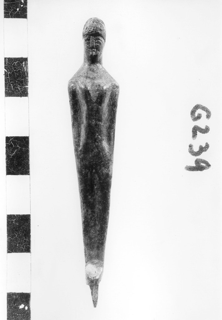 figura femminile (bronzetto votivo) (prima metà sec. VI a.C)