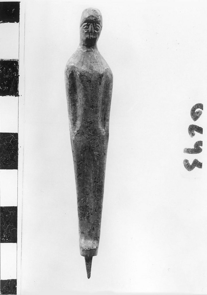 figura femminile (bronzetto votivo) (prima metà sec. VI a.C)