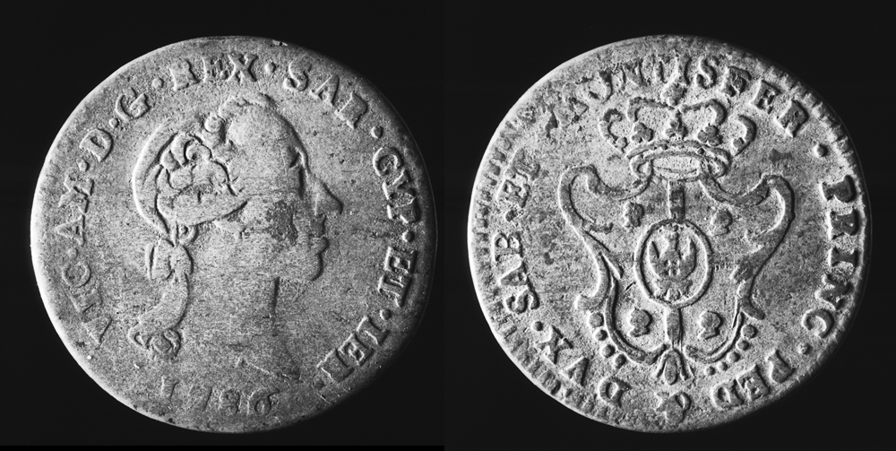 moneta (sec. XVIII d.C)