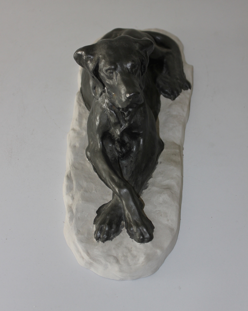 Figura di cane (scultura, opera isolata) - ambito veneto-friulano (sec. XIX/ XX)
