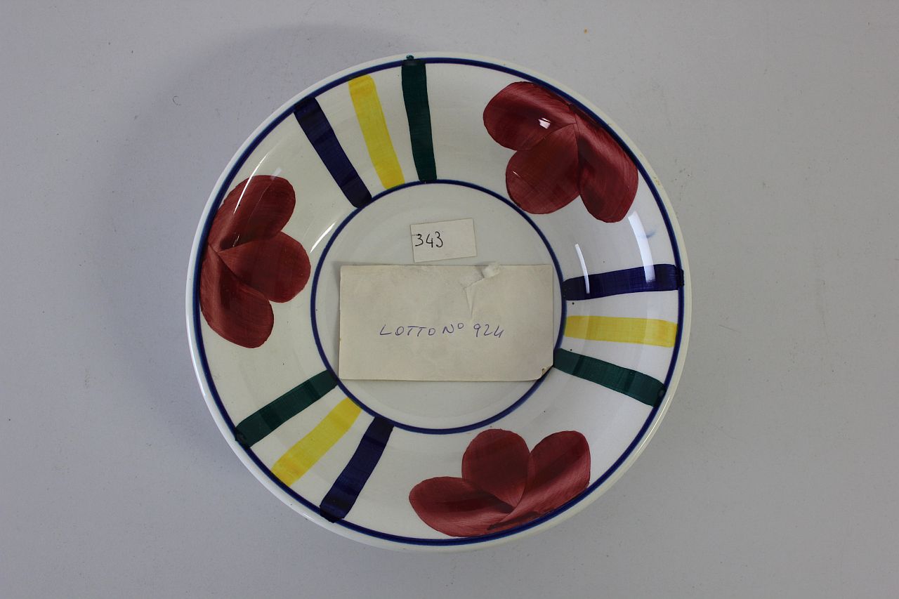 piatto fondo, opera isolata - ambito friulano (seconda metà sec. XX)