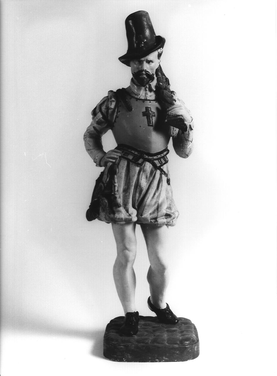 figura maschile (calco, opera isolata) - Bottega coreglina (sec. XIX)