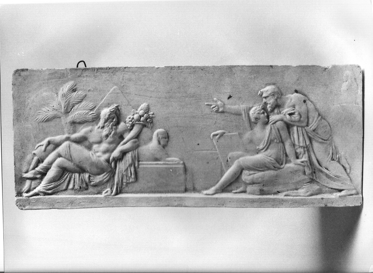 allegoria del fiume Nilo (calco, opera isolata) - produzione coreglina (fine sec. XIX)