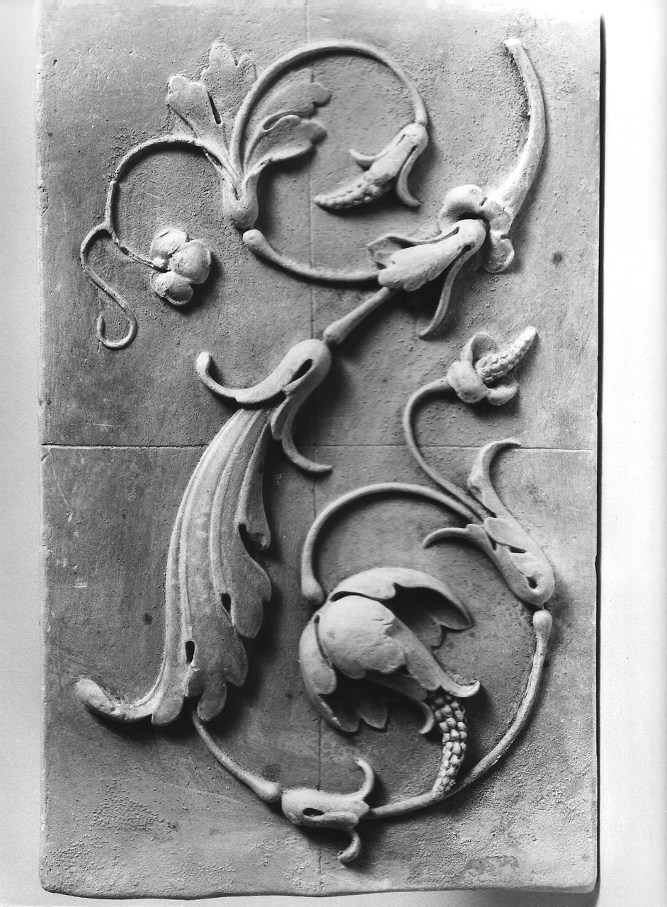 motivi decorativi vegetali (calco, opera isolata) - produzione coreglina (fine sec. XIX)