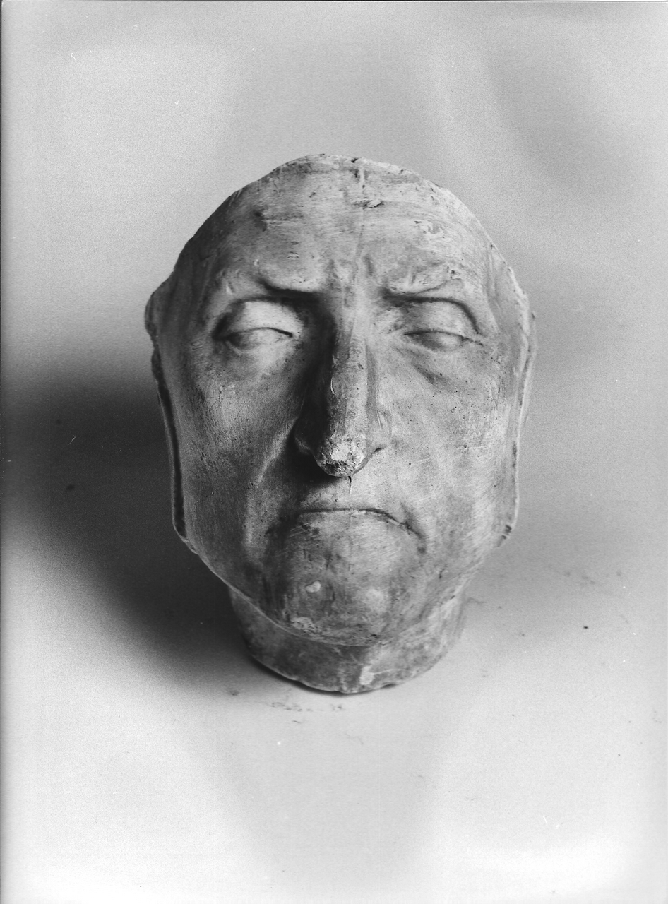 ritratto di Dante Alighieri (calco, opera isolata) - Produzione coreglina (secc. XIX/ XX)