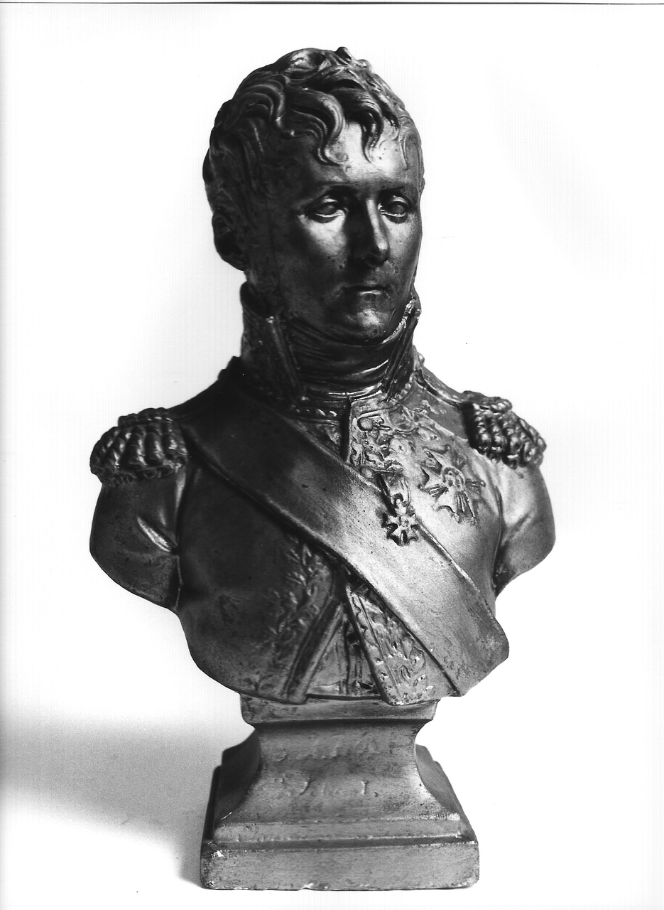 busto di Felice Baciocchi (calco, opera isolata) - Bottega Tereglina (prima metà sec. XIX)