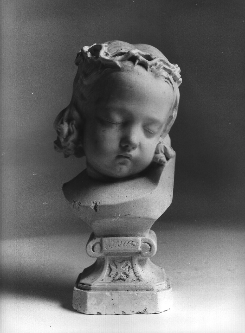 Gesù Bambino con simboli della Passione (calco, opera isolata) - Bottega coreglina (sec. XIX)