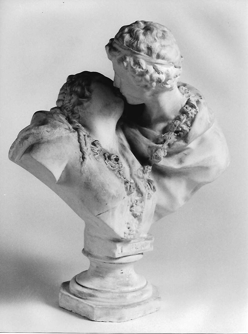 il primo bacio (calco, opera isolata) - Bottega coreglina (fine sec. XIX)