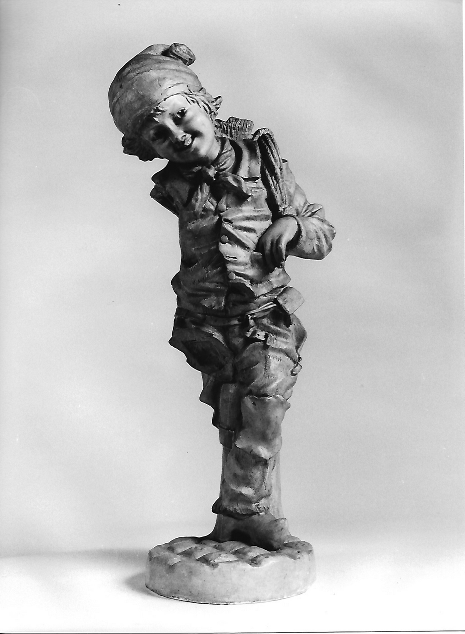 spazzacamino (calco, opera isolata) - Bottega coreglina (sec. XIX)