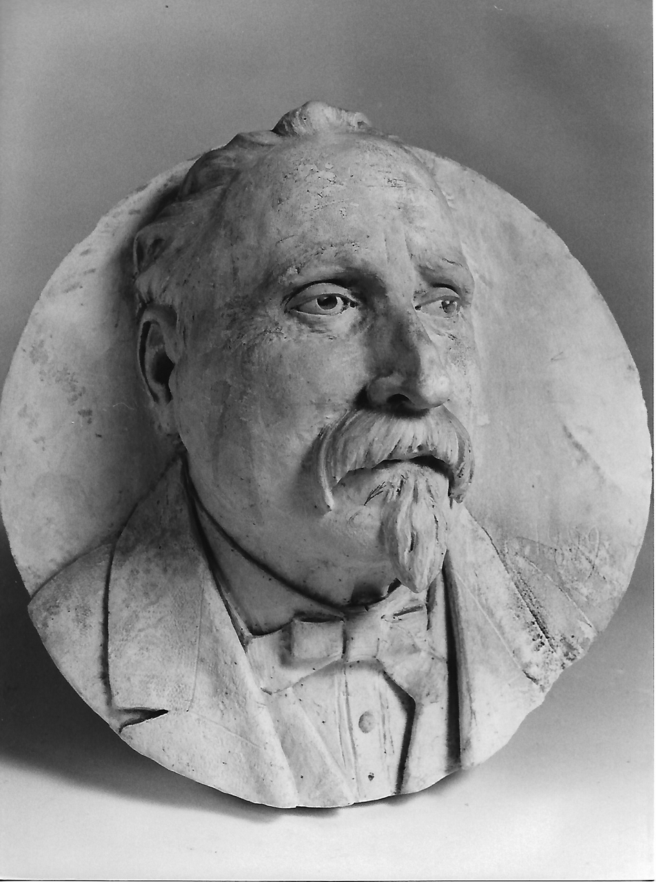 busto maschile (calco, opera isolata) - produzione coreglina (sec. XIX)