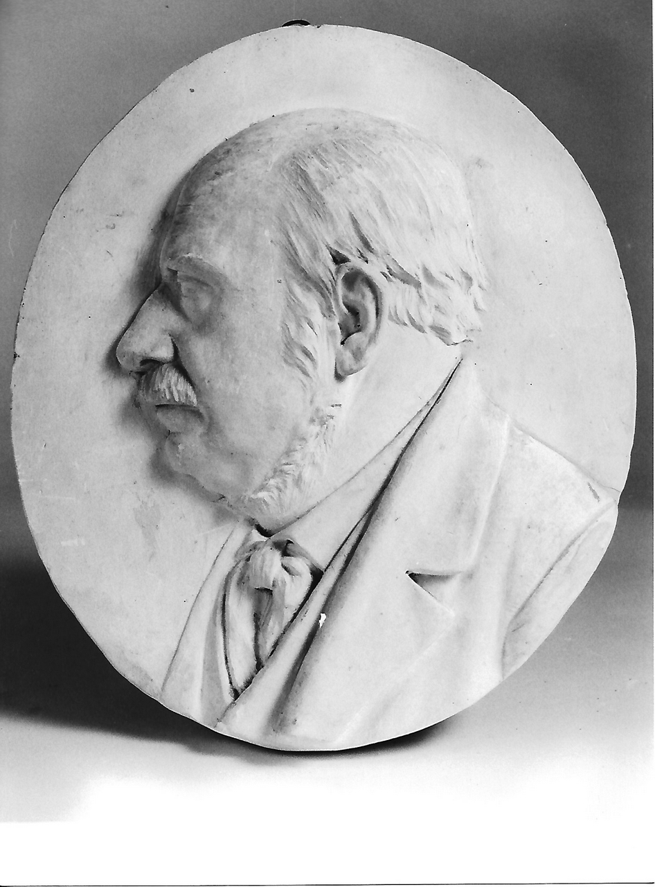 busto maschile (calco, opera isolata) - produzione coreglina (fine sec. XIX)