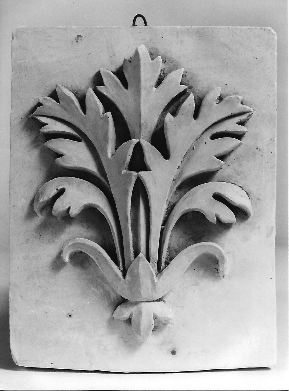 motivi decorativi vegetali stilizzati (calco, opera isolata) - produzione coreglina (fine sec. XIX)