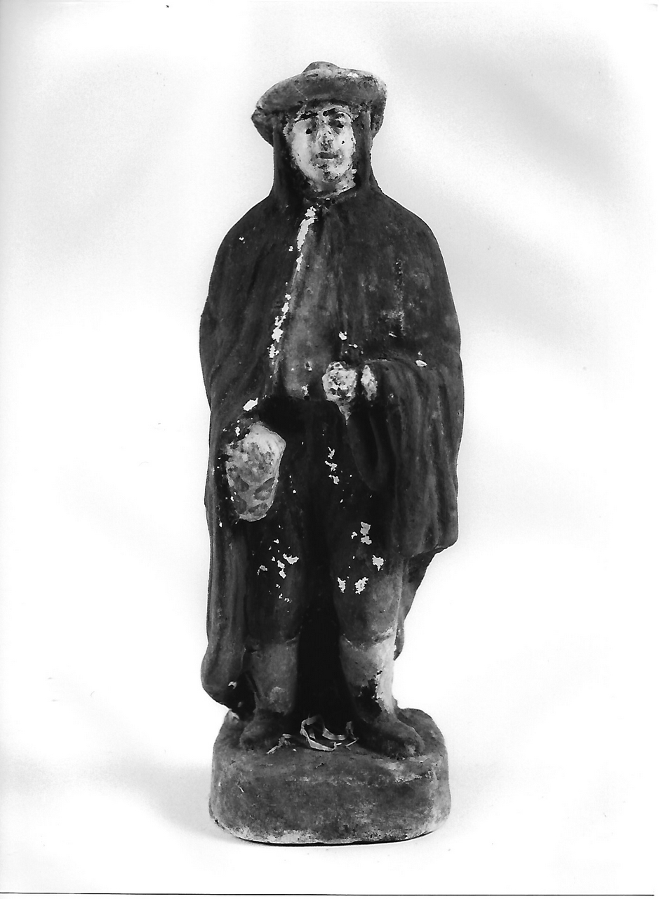 figura maschile (calco, opera isolata) - produzione coreglina (inizio sec. XX)