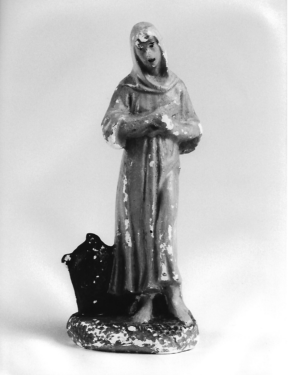 figura femminile (calco, opera isolata) - produzione coreglina (inizio sec. XX)