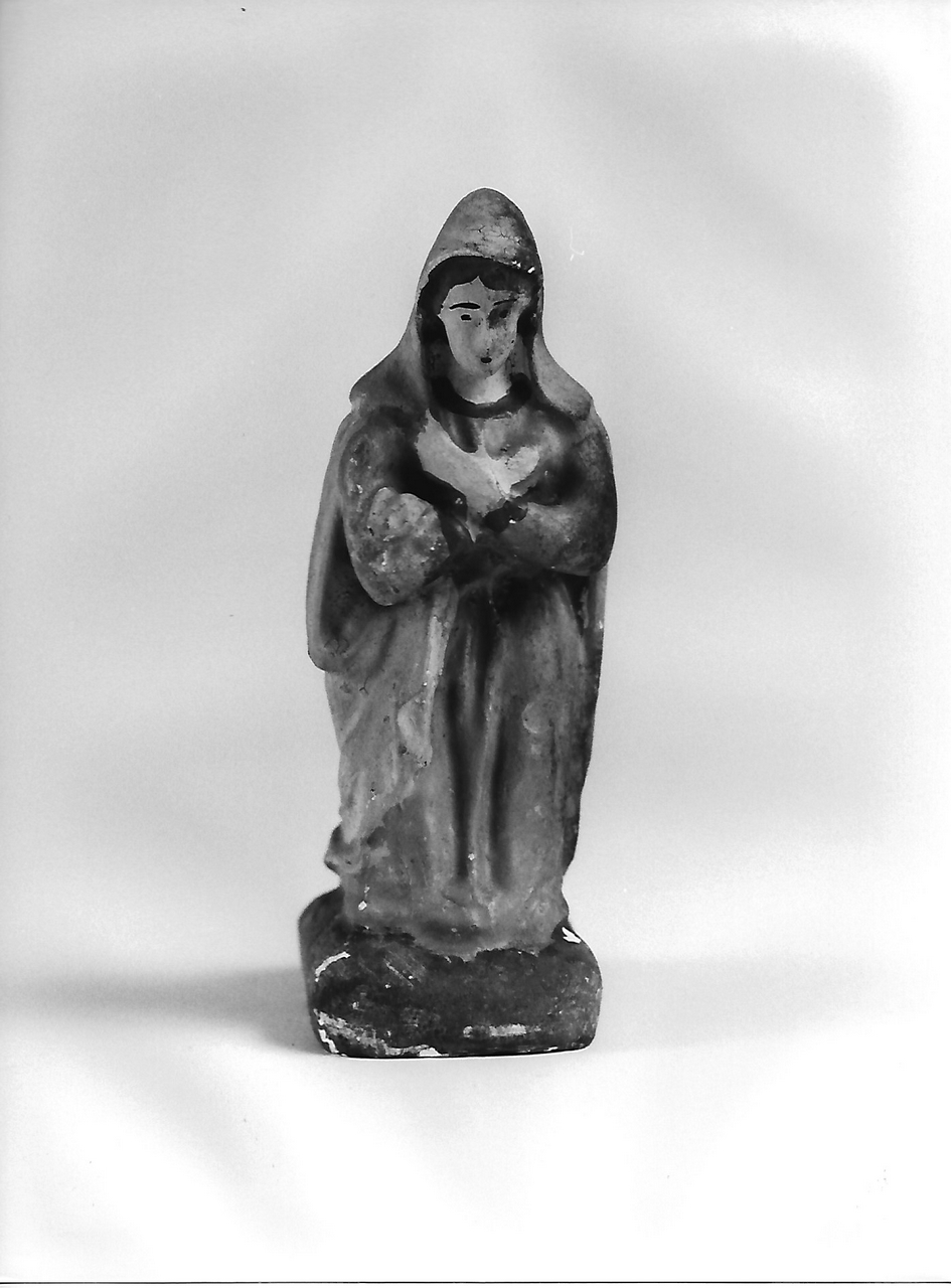 Madonna (calco, opera isolata) - produzione coreglina (inizio sec. XX)
