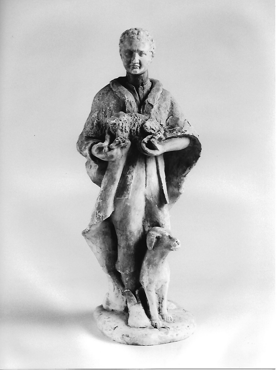 pastore (calco, opera isolata) - produzione coreglina (secc. XIX/ XX)