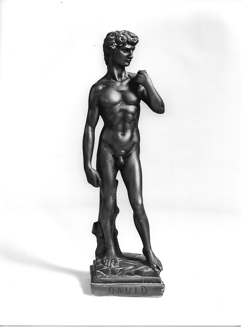 David (calco, opera isolata) - produzione coreglina (secc. XIX/ XX)