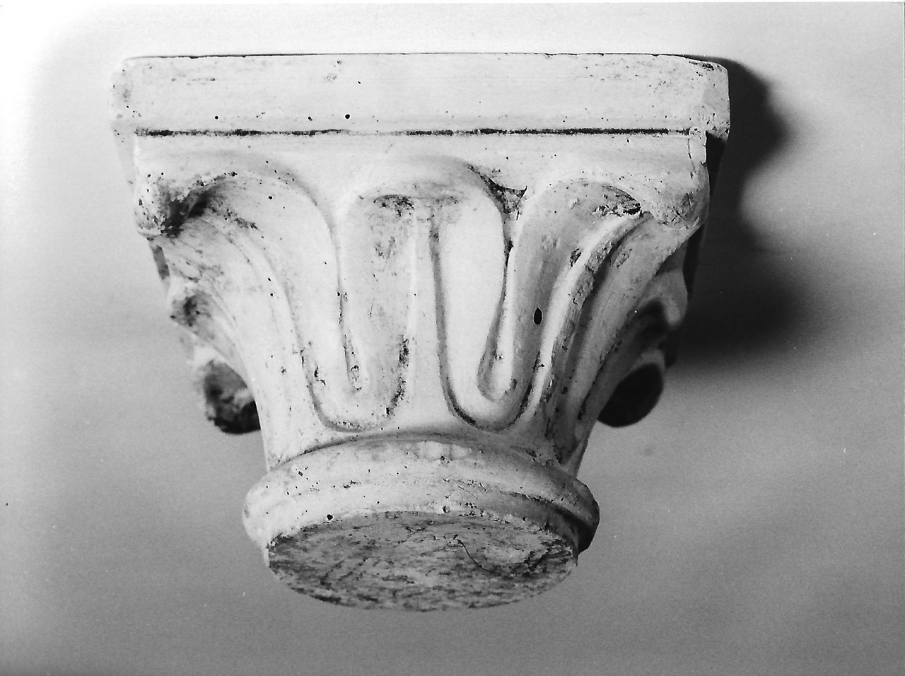 elemento decorativo architettonico (calco, opera isolata) - produzione coreglina (secc. XIX/ XX)
