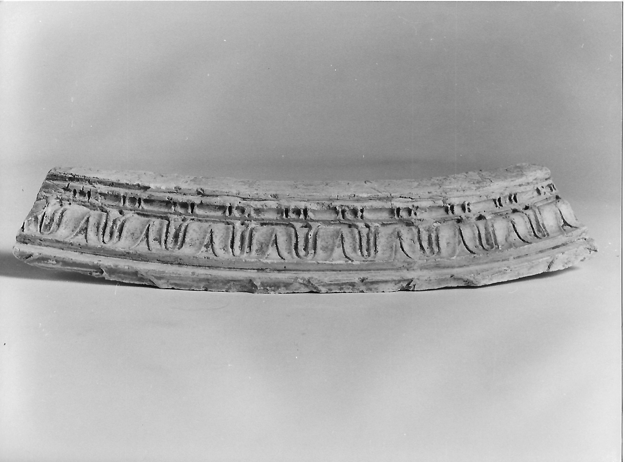 motivo decorativo (calco, opera isolata) - produzione coreglina (fine sec. XIX)