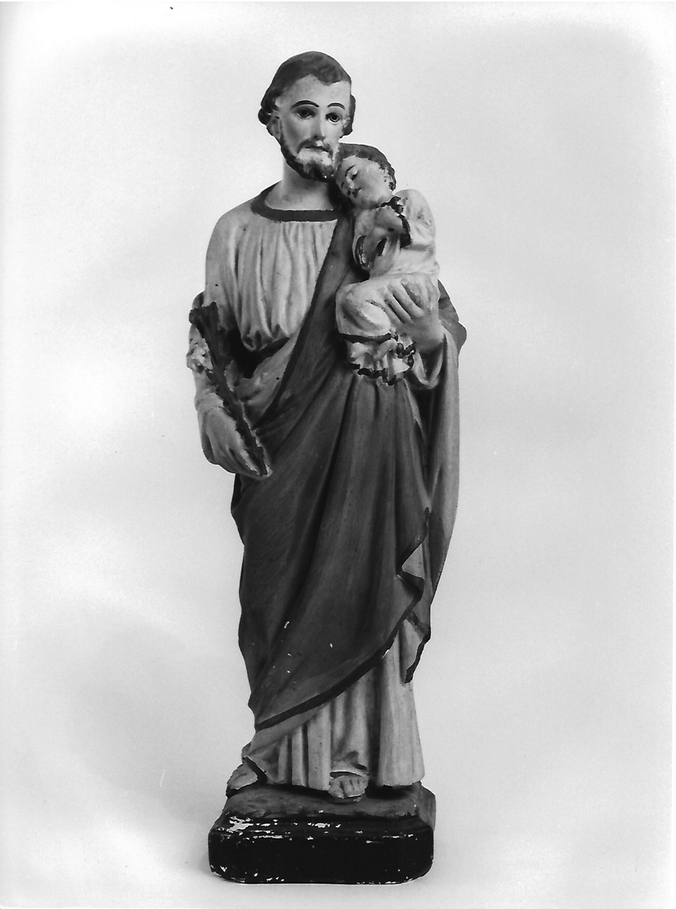 San Giuseppe con bambino (calco, opera isolata) - produzione coreglina (secc. XIX/ XX)
