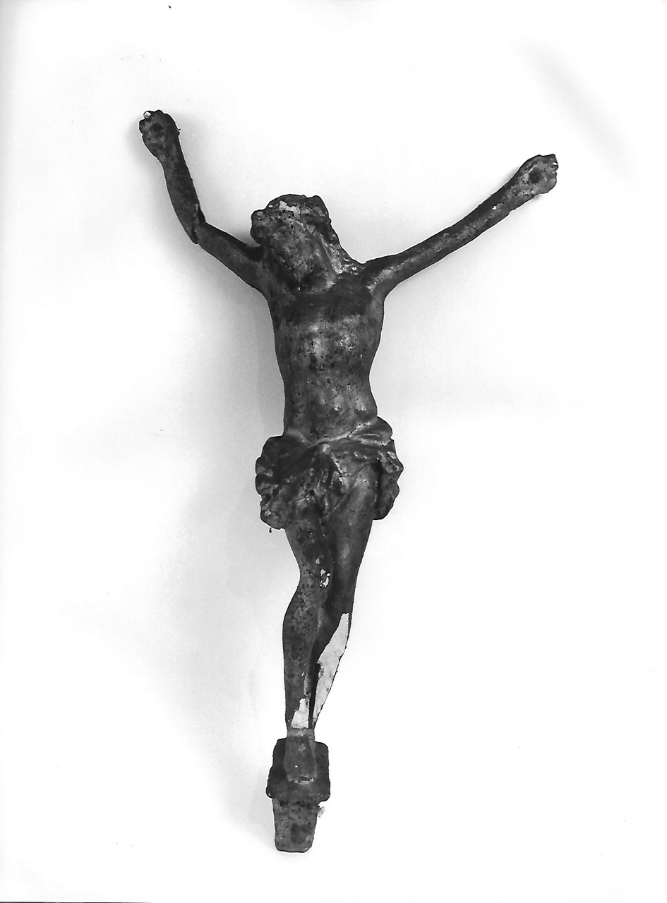 Cristo crocifisso (calco, opera isolata) - produzione coreglina (secc. XIX/ XX)