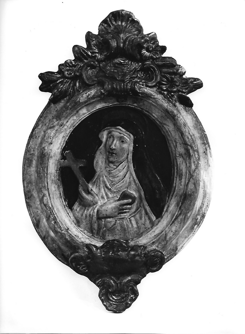 Santa Teresa d'Avila (calco, opera isolata) - produzione coreglina (secc. XIX/ XX)