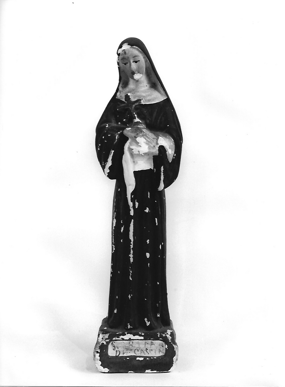 Santa Rita da Cascia (calco, opera isolata) - produzione coreglina (secc. XIX/ XX)